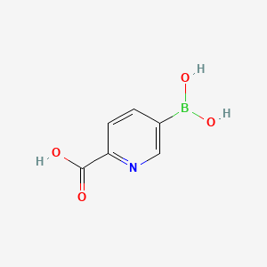 5-Boronopicolinic acid chemical structure (CAS 913836-11-0)