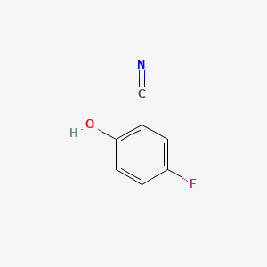 5-Fluoro-2-hydroxybenzonitrile chemical structure (CAS 91407-41-9)