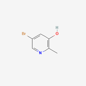 5-Bromo-2-methylpyridin-3-ol chemical structure (CAS 91420-25-6)