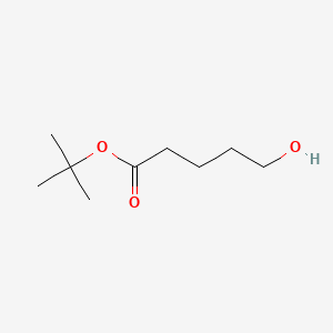 tert-Butyl 5-hydroxypentanoate chemical structure (CAS 91420-49-4)