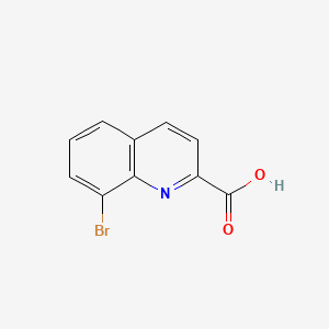 8-Bromoquinoline-2-carboxylic acid chemical structure (CAS 914208-15-4)