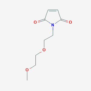 1-(2-(2-Methoxyethoxy)ethyl)-1H-pyrrole-2,5-dione chemical structure (CAS 914224-85-4)