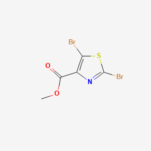 Methyl 2,5-dibromothiazole-4-carboxylate chemical structure (CAS 914347-25-4)