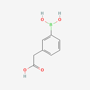 2-(3-Boronophenyl)acetic acid chemical structure (CAS 914397-60-7)