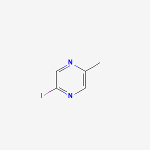 2-Iodo-5-methylpyrazine chemical structure (CAS 914452-70-3)