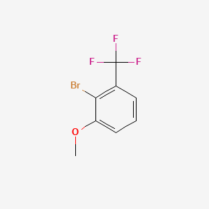 2-Bromo-1-methoxy-3-(trifluoromethyl)benzene chemical structure (CAS 914635-64-6)
