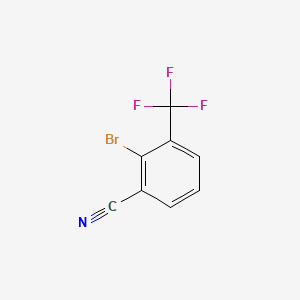 2-Bromo-3-(trifluoromethyl)benzonitrile chemical structure (CAS 914637-07-3)