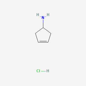 Cyclopent-3-enamine hydrochloride chemical structure (CAS 91469-55-5)