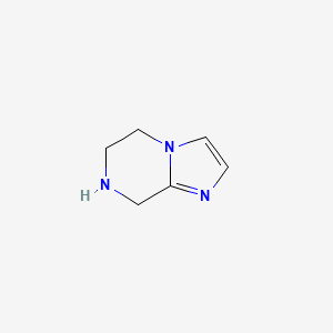 5,6,7,8-Tetrahydroimidazo[1,2-a]pyrazine chemical structure (CAS 91476-80-1)