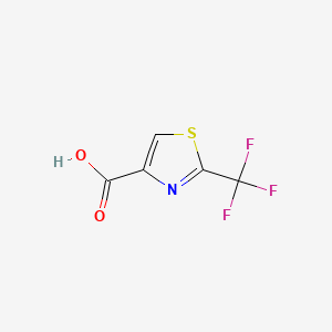 2-(Trifluoromethyl)thiazole-4-carboxylic acid chemical structure (CAS 915030-08-9)