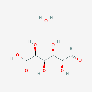 (2S,3R,4S,5R)-2,3,4,5-Tetrahydroxy-6-oxohexanoic acid hydrate chemical structure (CAS 91510-62-2)