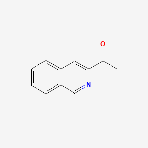 1-(Isoquinolin-3-yl)ethanone chemical structure (CAS 91544-03-5)