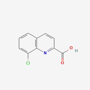 8-Chloroquinoline-2-carboxylic acid chemical structure (CAS 915922-73-5)