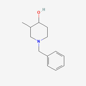1-Benzyl-3-methylpiperidin-4-ol chemical structure (CAS 91600-19-0)