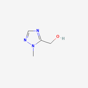 (1-Methyl-1H-1,2,4-triazol-5-yl)methanol chemical structure (CAS 91616-36-3)