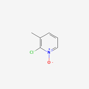 2-Chloro-3-methylpyridine 1-oxide chemical structure (CAS 91668-83-6)