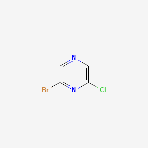 2-Bromo-6-chloropyrazine chemical structure (CAS 916791-07-6)
