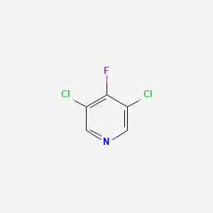 3,5-Dichloro-4-fluoropyridine chemical structure (CAS 916791-62-3)