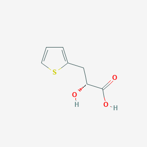 (R)-2-Hydroxy-3-(thiophen-2-yl)propanoic acid chemical structure (CAS 917247-81-5)
