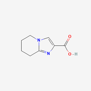 5,6,7,8-Tetrahydroimidazo[1,2-a]pyridine-2-carboxylic acid chemical structure (CAS 917364-11-5)