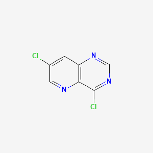 4,7-Dichloropyrido[3,2-d]pyrimidine chemical structure (CAS 917757-12-1)