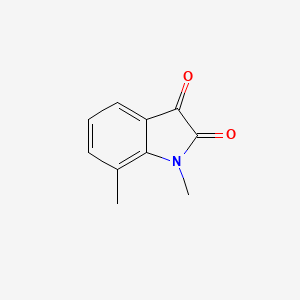 1,7-Dimethylindoline-2,3-dione chemical structure (CAS 91790-39-5)