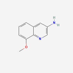 8-Methoxyquinolin-3-amine chemical structure (CAS 91818-21-2)