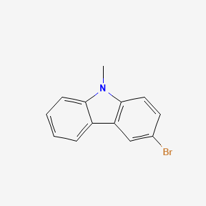 3-Bromo-9-methyl-9H-carbazole chemical structure (CAS 91828-08-9)