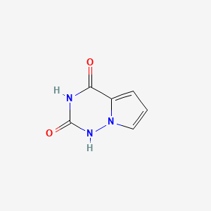 Pyrrolo[2,1-f][1,2,4]triazine-2,4(1H,3H)-dione chemical structure (CAS 918538-04-2)