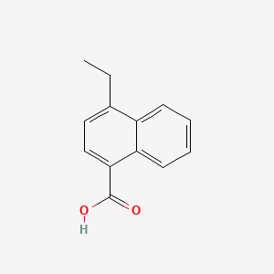 4-Ethyl-1-naphthoic acid chemical structure (CAS 91902-58-8)
