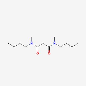 N1,N3-Dibutyl-N1,N3-dimethylmalonamide chemical structure (CAS 91914-98-6)