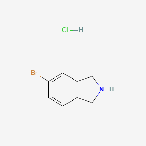 5-Bromoisoindoline hydrochloride chemical structure (CAS 919346-89-7)
