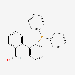 2'-(Diphenylphosphaneyl)-[1,1'-biphenyl]-2-carbaldehyde chemical structure (CAS 919474-45-6)