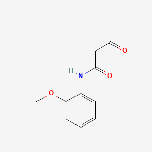 N-(2-Methoxyphenyl)-3-oxobutanamide chemical structure (CAS 92-15-9)
