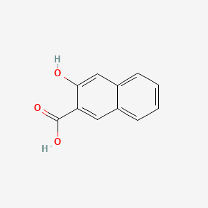 3-Hydroxy-2-naphthoic acid chemical structure (CAS 92-70-6)