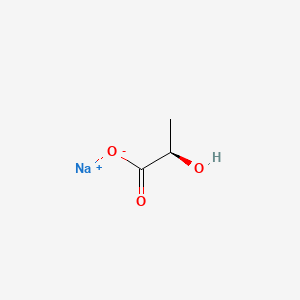 Sodium (R)-2-hydroxypropanoate chemical structure (CAS 920-49-0)