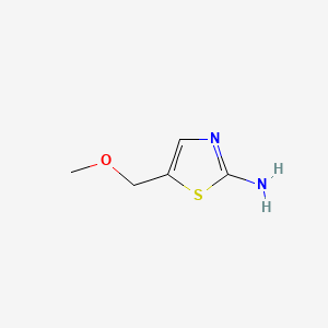 5-(Methoxymethyl)thiazol-2-amine chemical structure (CAS 920337-78-6)