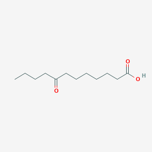 8-Oxododecanoic acid chemical structure (CAS 92037-99-5)