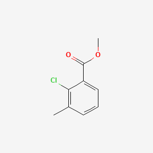 Methyl 2-chloro-3-methylbenzoate chemical structure (CAS 920759-93-9)