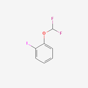 1-(Difluoromethoxy)-2-iodobenzene chemical structure (CAS 920981-12-0)