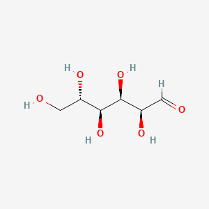 (2S,3R,4S,5S)-2,3,4,5,6-Pentahydroxyhexanal chemical structure (CAS 921-60-8)
