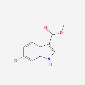 Methyl 6-chloro-1H-indole-3-carboxylate chemical structure (CAS 921194-97-0)