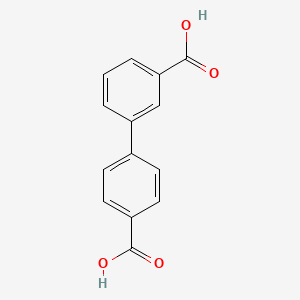 [1,1'-Biphenyl]-3,4'-dicarboxylic acid chemical structure (CAS 92152-01-7)
