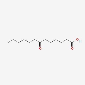 7-Oxotridecanoic acid chemical structure (CAS 92155-72-1)