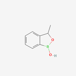 3-Methyl-1,3-dihydro-2,1-benzoxaborol-1-ol chemical structure (CAS 92203-40-2)