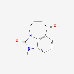 8,9-Dihydro-2,9a-diazabenzo[cd]azulene-1,6(2H,7H)-dione chemical structure (CAS 92260-81-6)