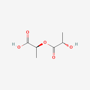 (S)-2-(((S)-2-Hydroxypropanoyl)oxy)propanoic acid chemical structure (CAS 923-17-1)