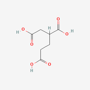 Butane-1,2,4-tricarboxylic acid chemical structure (CAS 923-42-2)