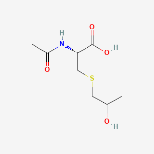N-Acetyl-S-(2-hydroxypropyl)-L-cysteine chemical structure (CAS 923-43-3)