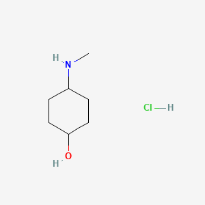 trans-4-(Methylamino)cyclohexanol hydrochloride chemical structure (CAS 923023-08-9)